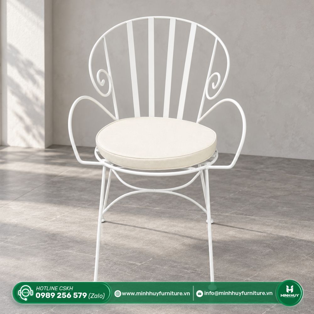 Đặc điểm sản phẩm Ghế Sắt Mỹ Nghệ Ngoài Trời MH019