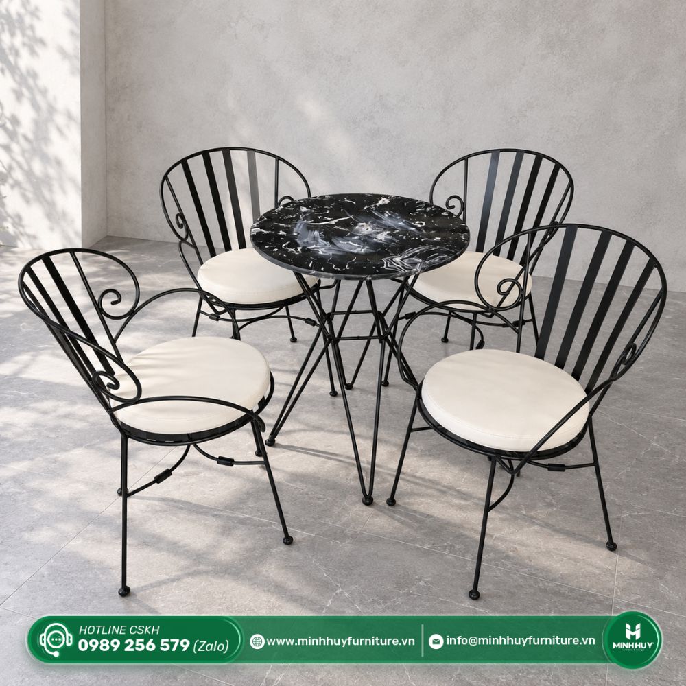 Ghế Sắt Mỹ Nghệ Ngoài Trời MH019 được sử dụng cho lĩnh vực nào?