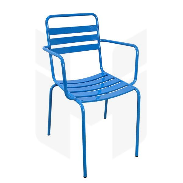Ghế Sắt 3 Lá Có Tay MH00102