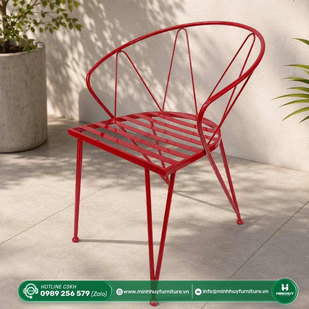 Cách vệ sinh Ghế Sắt Lia Kèm Nệm MH008