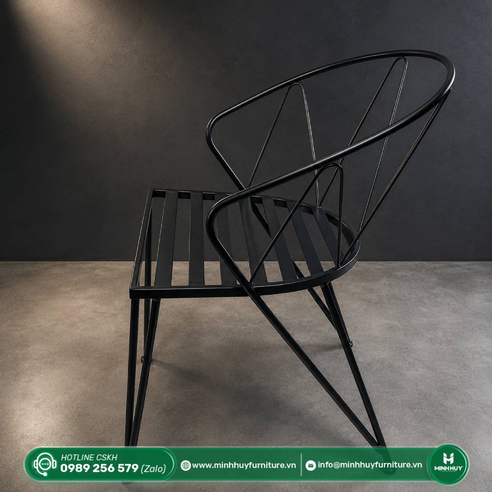 Ghế Sắt Lia Kèm Nệm MH008
