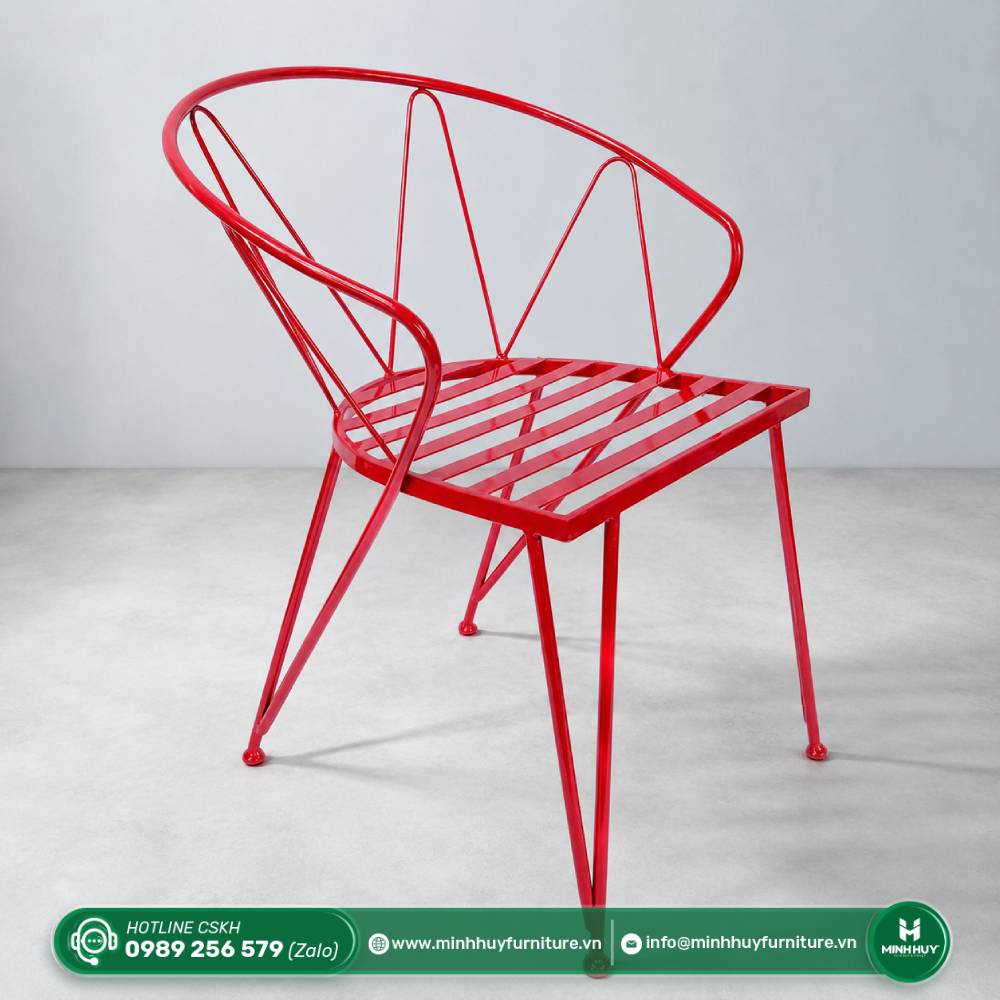 Ghế Sắt Lia Kèm Nệm MH008