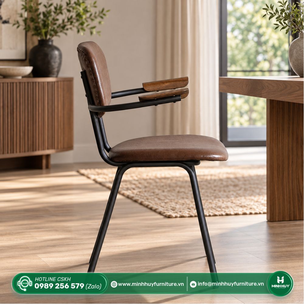 Đặc điểm sản phẩm Ghế Sắt Bọc Nệm Sky MH069