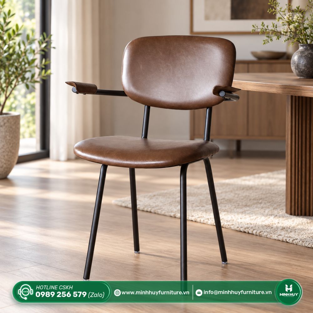 Cách vệ sinh Ghế Sắt Bọc Nệm Sky MH069
