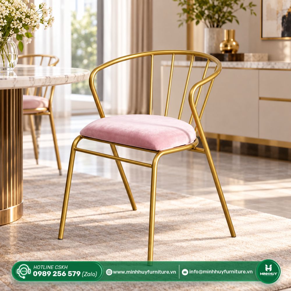 Cách vệ sinh Ghế Sắt Minh Huy MH065