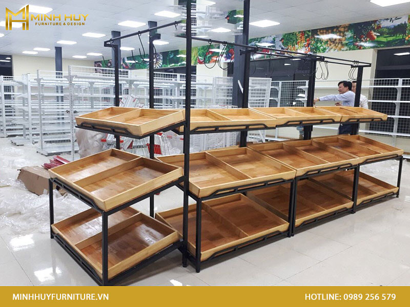 Kệ trái cây 3 tầng sắt