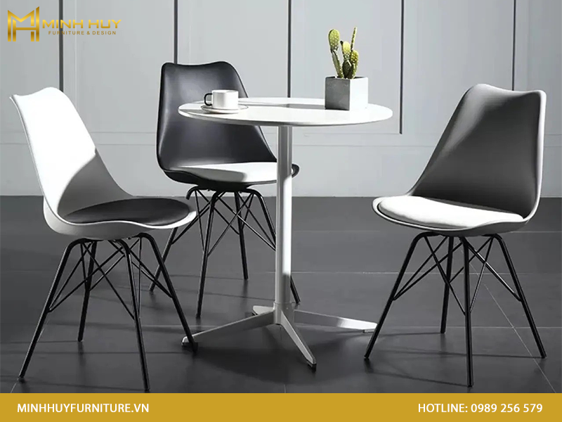 Ghế Eames chân sắt