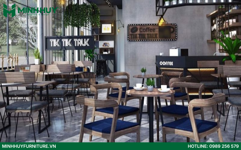 Thiết kế và thi công nội thất quán cafe