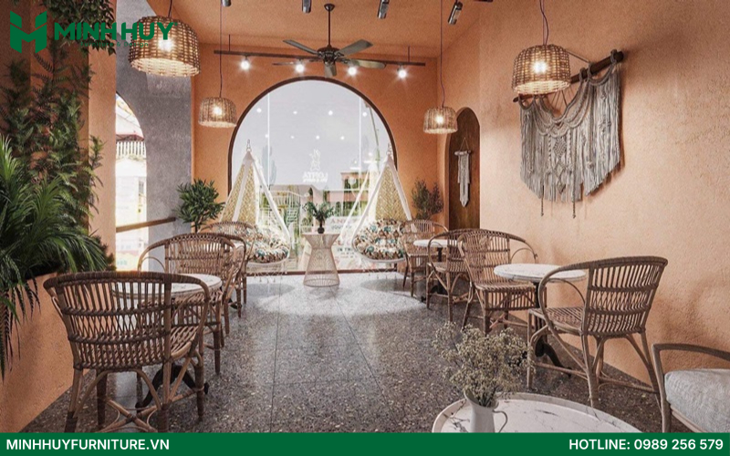 Thiết kế và thi công nội thất quán cafe