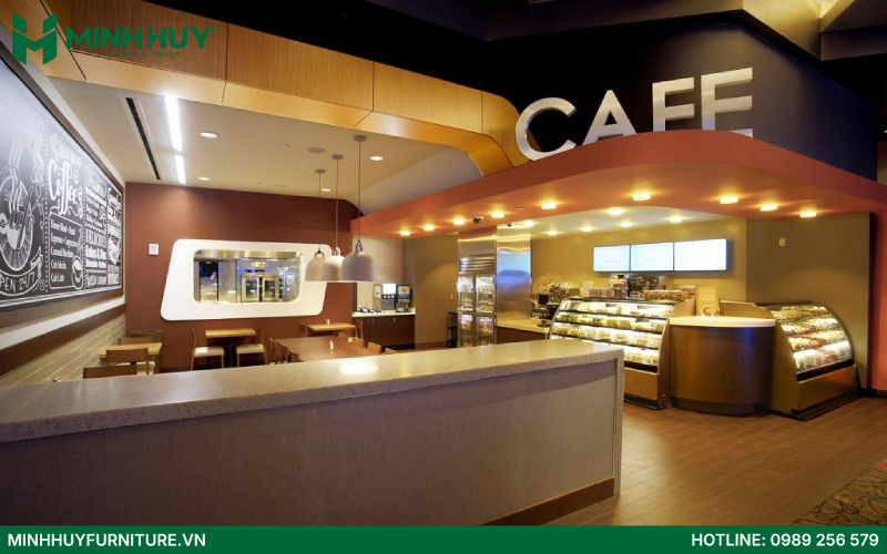 Mẫu thiết kế quán cafe bánh ngọt