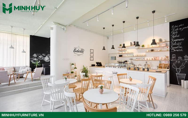 Mẫu thiết kế quán cafe bánh ngọt đẹp