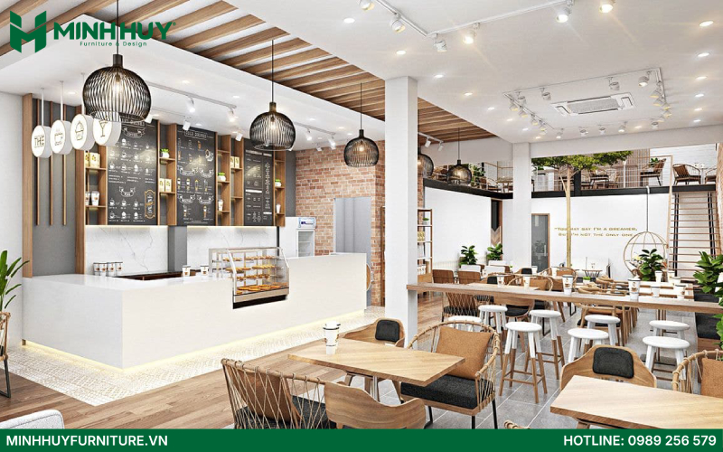 Mẫu thiết kế quán cafe bánh ngọt