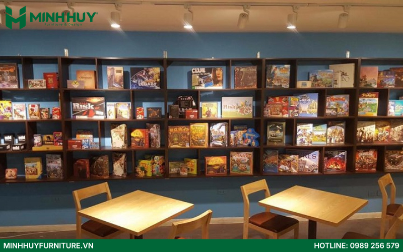 Mau thiet ke quan cafe boardgame dep