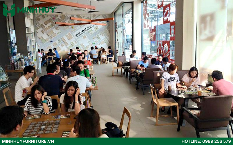 Mau thiet ke quan cafe boardgame dep