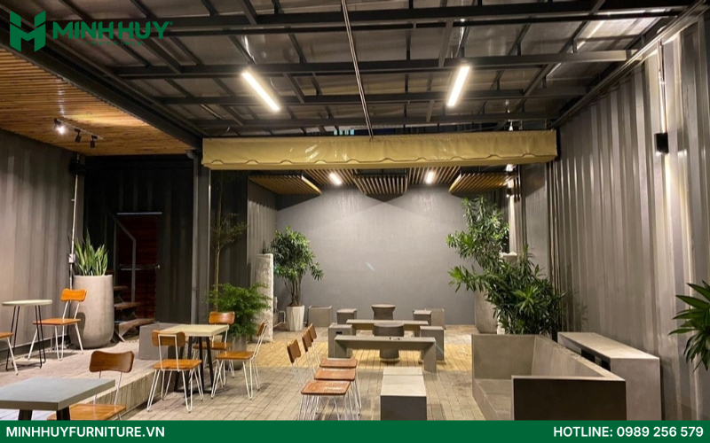 Mau thiet ke quan cafe container dep