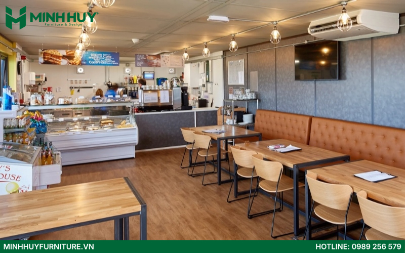 Mau thiet ke quan cafe container dep