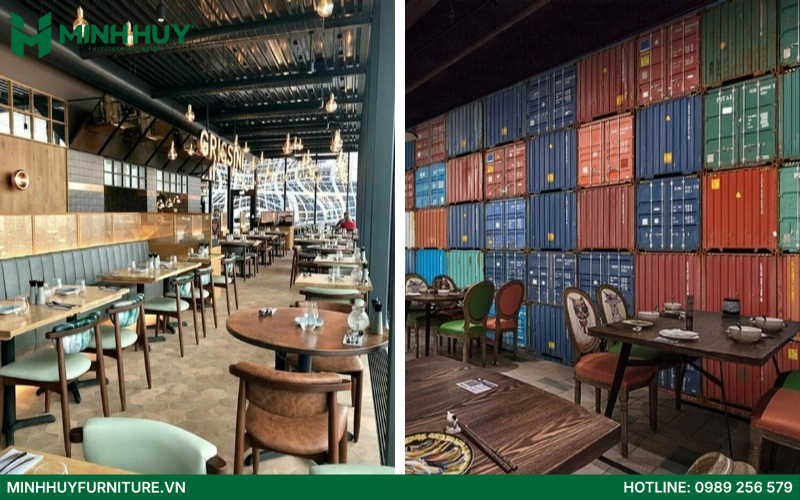 Mau thiet ke quan cafe container dep