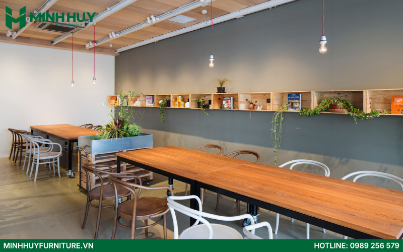 Xu hướng thiết kế café coworking space