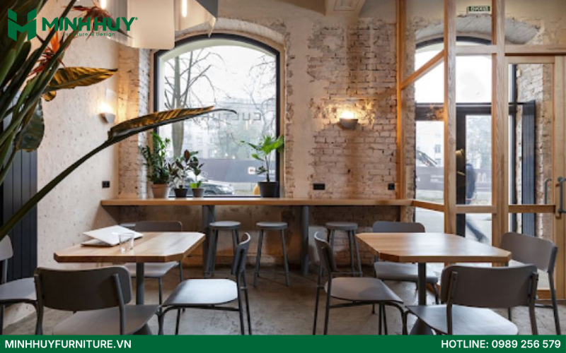 Mẫu thiết kế quán cafe coworking space đẹp
