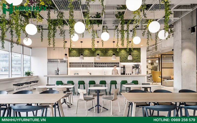 Mẫu thiết kế quán cafe coworking đẹp