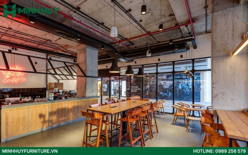 Mẫu thiết kế quán cafe coworking