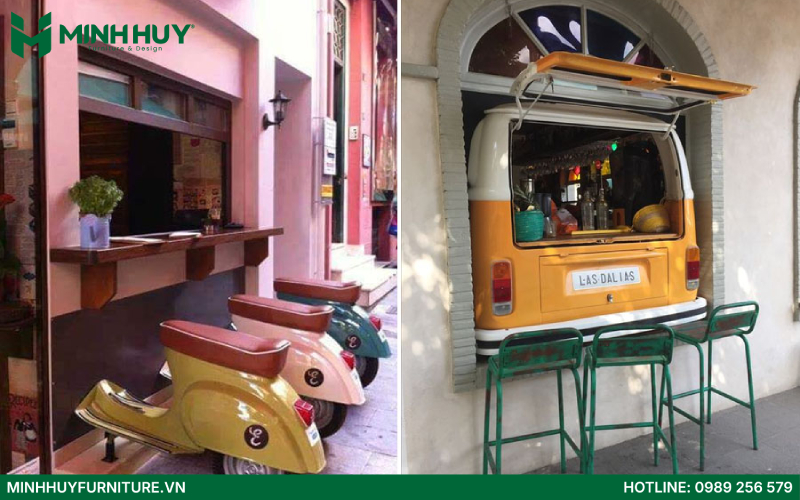 Mẫu thiết kế quán cafe takeway