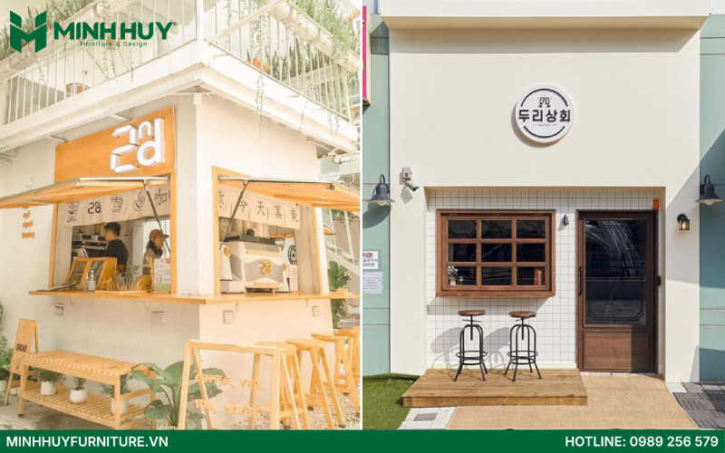 thiết kế quán cafe takeway đẹp