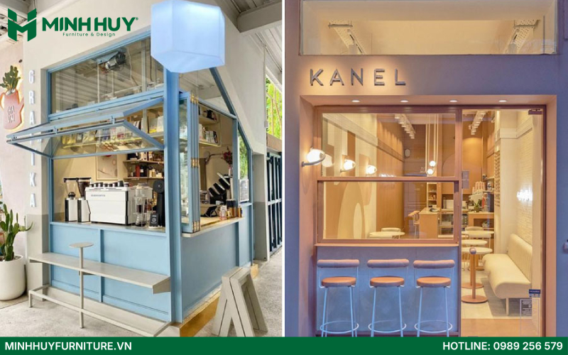 Mẫu thiết kế quán cafe bán mang đi đẹp