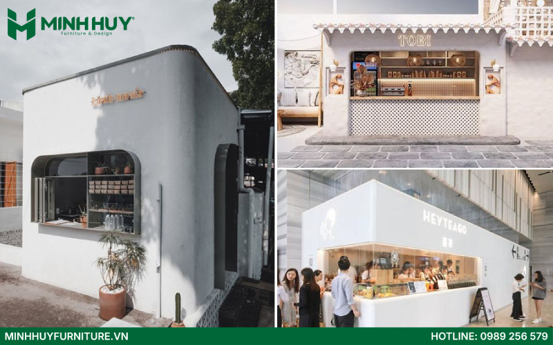 Mẫu thiết kế quán cafe bán mang đi đẹp