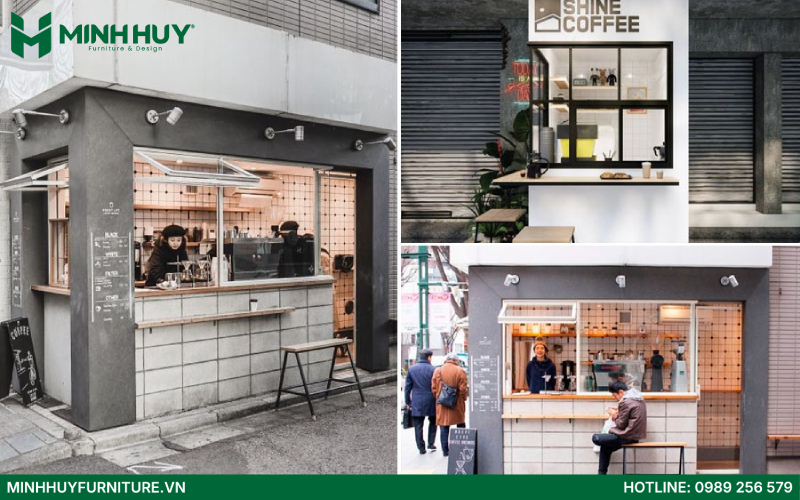 thiết kế quán cafe bán mang đi đẹp