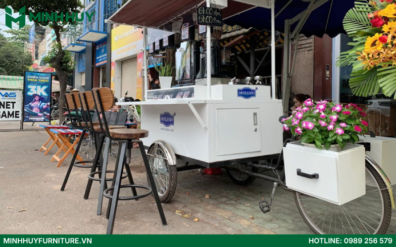 Mẫu thiết kế quán cafe di động đẹp