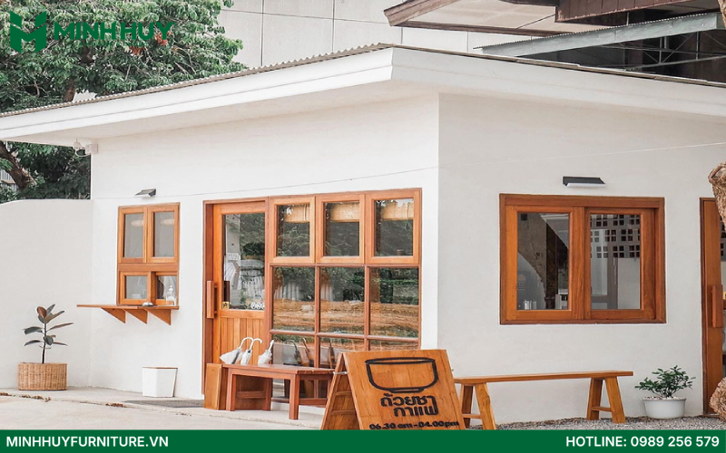 Mẫu thiết kế quán cafe takeway đẹp