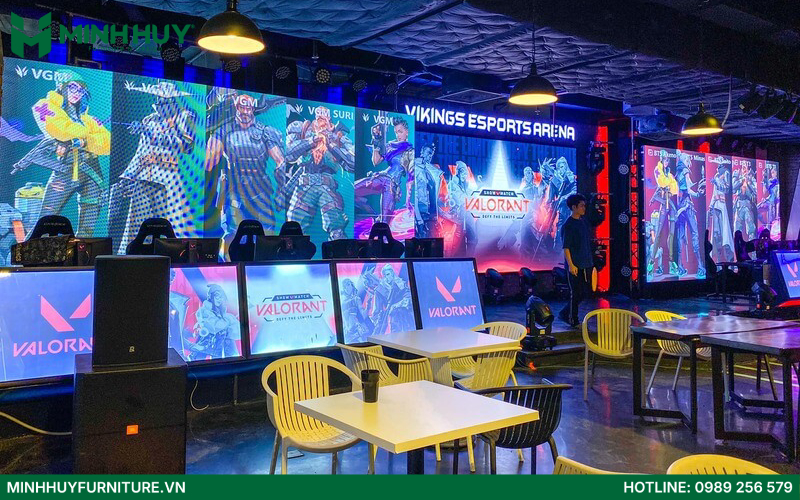 Mau thiet ke quan cafe gaming dep