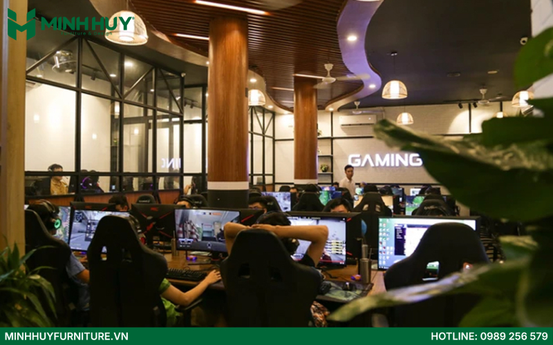 Mau thiet ke quan cafe gaming dep