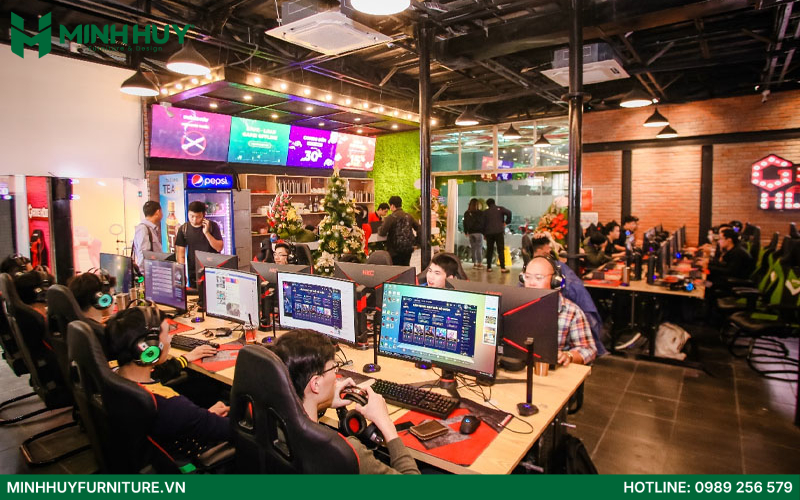 Mẫu thiết kế quán cafe gaming