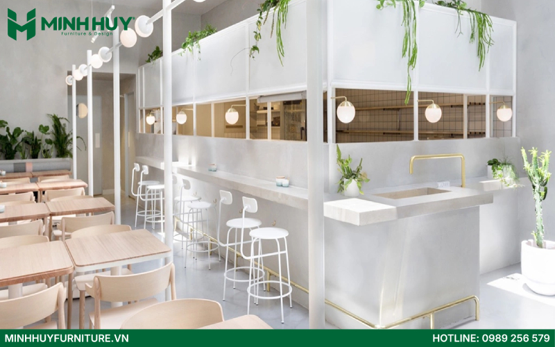 Mẫu thiết kế quán cafe nghệ thuật đẹp