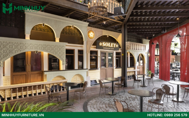 quán cafe phong cách Châu Âu đẹp