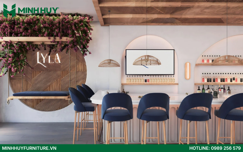 mẫu quán cafe phong cách Châu Âu đẹp