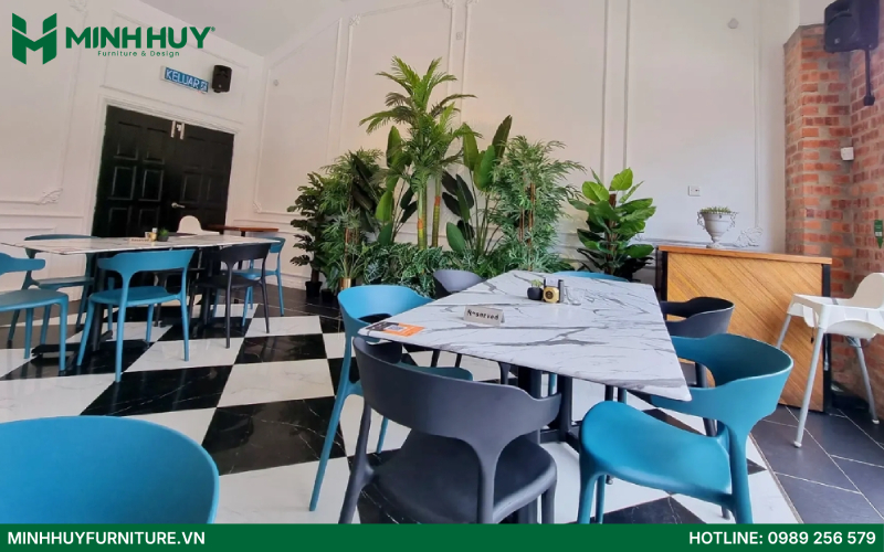 Mẫu thiết kế quán cafe phong cách Châu Âu đẹp