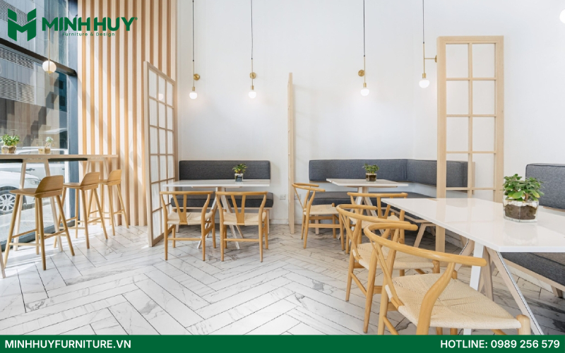 mẫu quán cafe phong cách Châu Âu đẹp