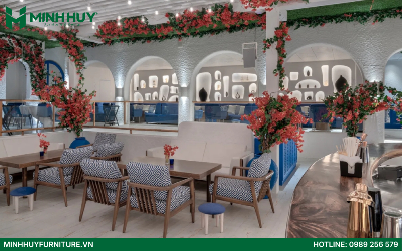 Mẫu thiết kế quán cafe phong cách Châu Âu đẹp