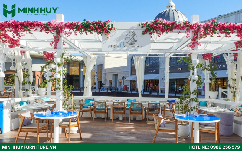 Mẫu thiết kế quán cafe phong cách Châu Âu đẹp