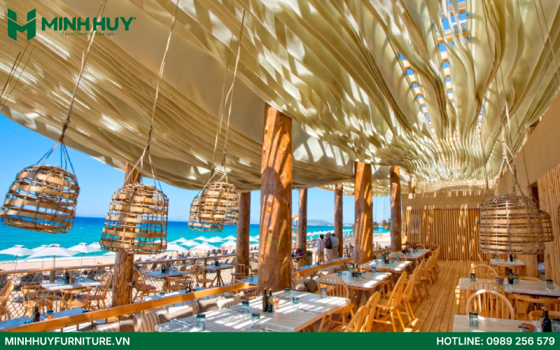 Mẫu thiết kế quán cafe phong cách Châu Âu đẹp