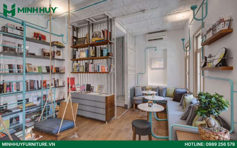 Mau thiet ke quan cafe sach dep