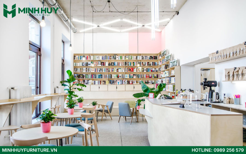 Mau thiet ke quan cafe sach dep