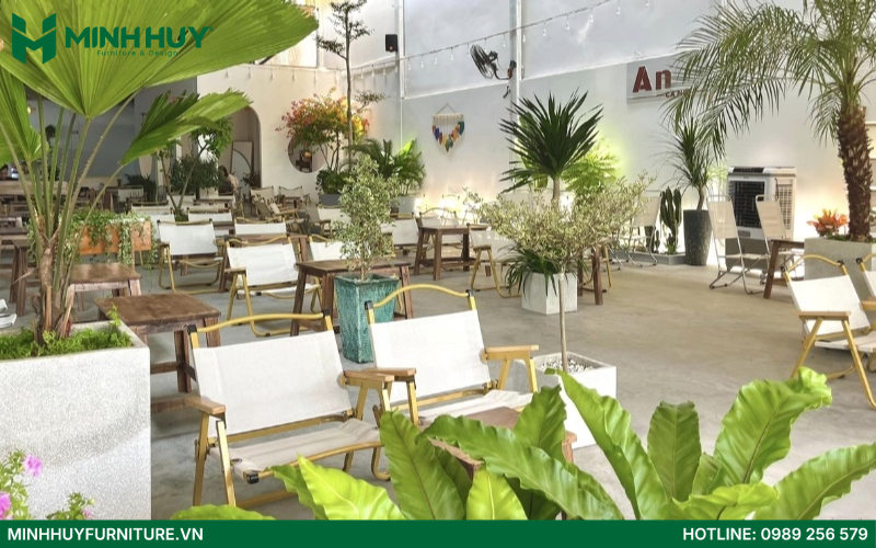 thiết kế quán cafe sân vườn đẹp