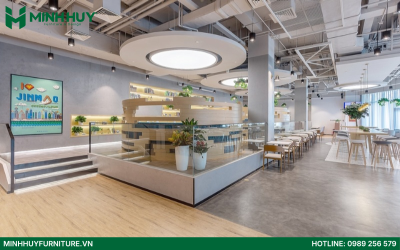 mau thiet ke quan cafe van phong dep