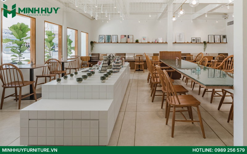 Mẫu thiết kế quán cafe workshop đẹp