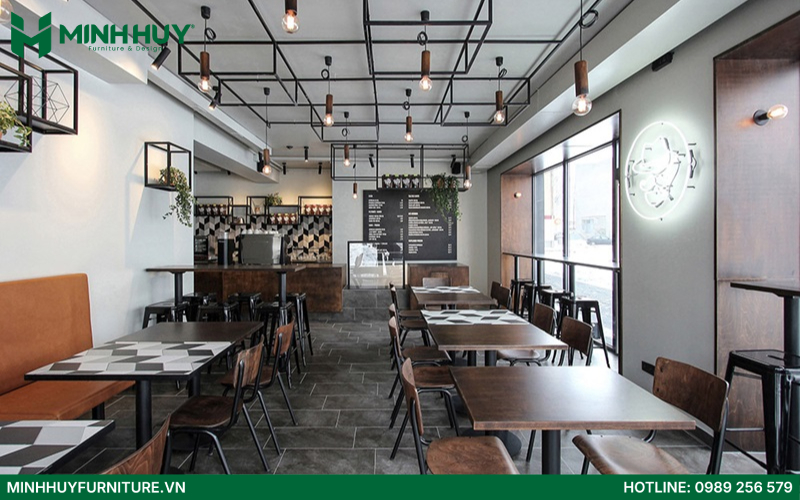 Mẫu thiết kế quán cafe workshop đẹp