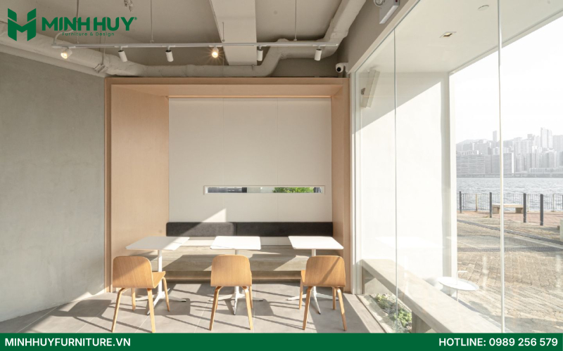 Mẫu thiết kế quán cafe workshop đẹp